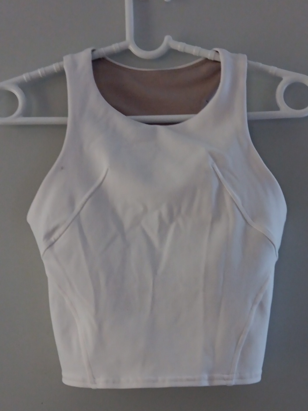 lululemon athletica White Fitted Tank Top